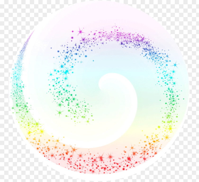 Watercolor Painting Color Light Circle PNG