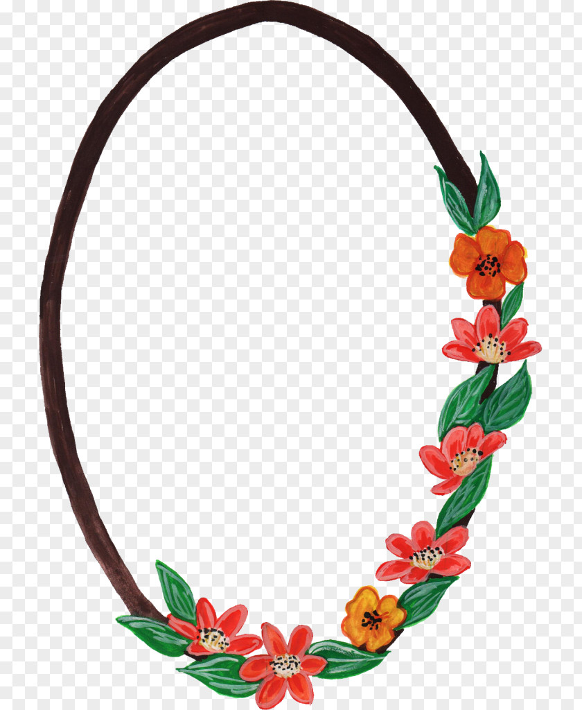 Floral Watercolour Flower Picture Frames Design PNG