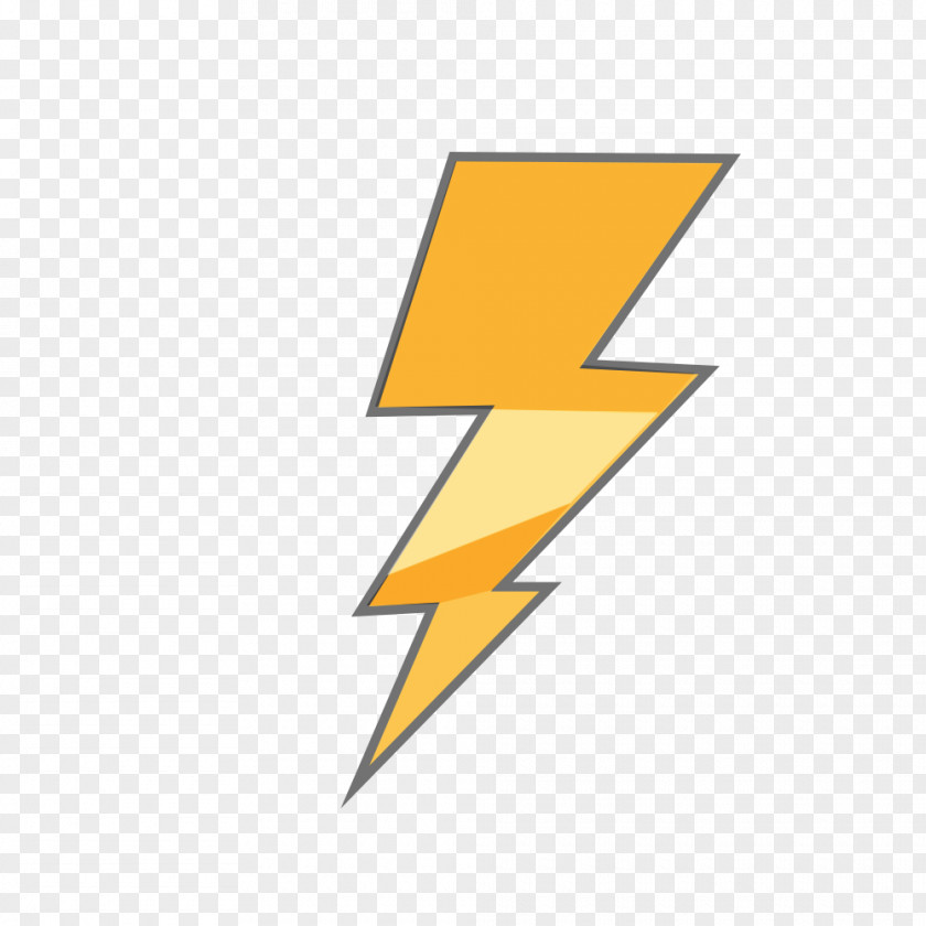 Hand Drawn Cartoon Lightning Drawing Logo PNG