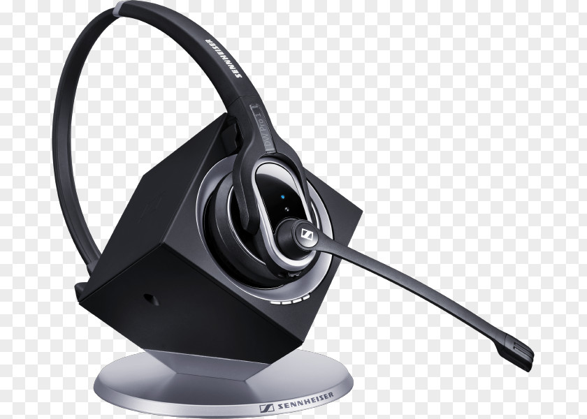 Microphone Headset Wireless Digital Enhanced Cordless Telecommunications Sennheiser DW Pro 2 PNG