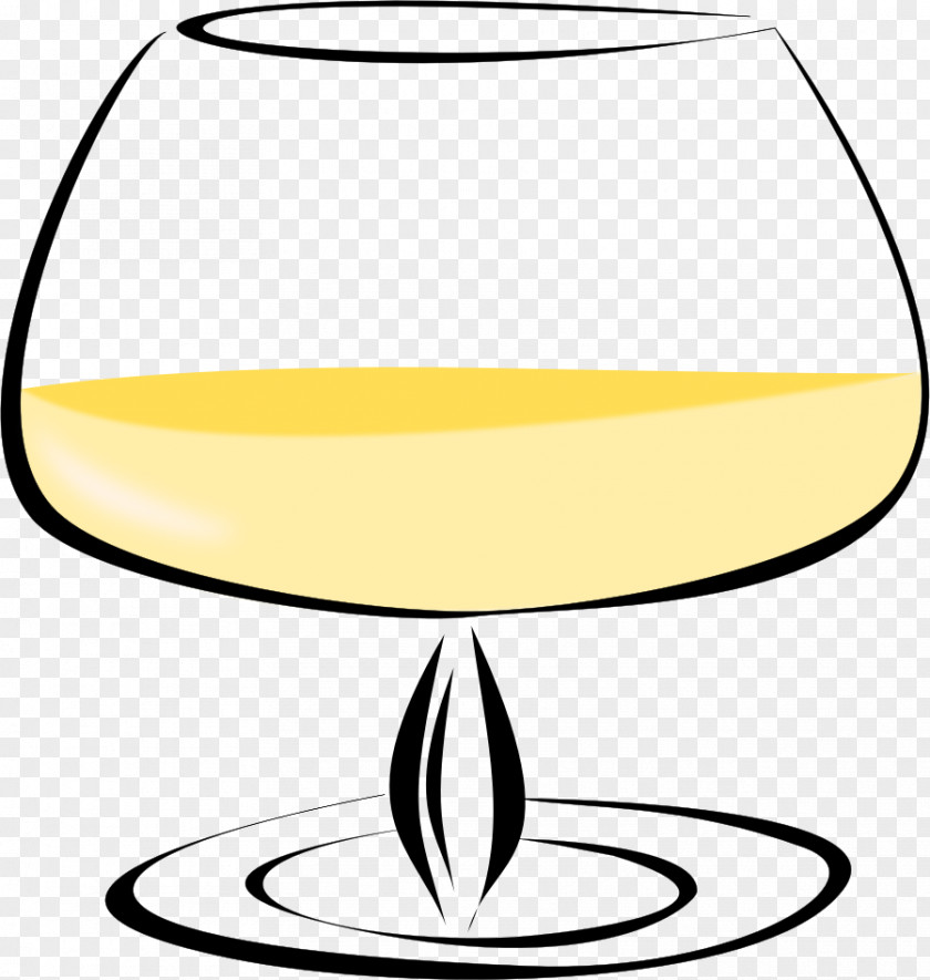 Conch Cognac Brandy Glass Snifter Clip Art PNG