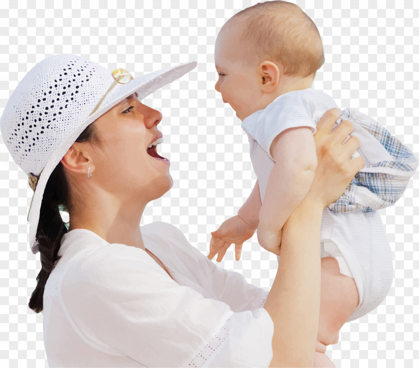 Funny Mother And Baby Surrogacy Clip Art PNG