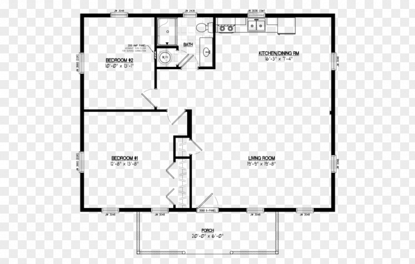 House Plan Log Cabin Floor PNG