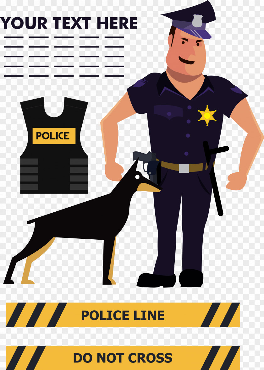 Police Dog Officer Icon PNG