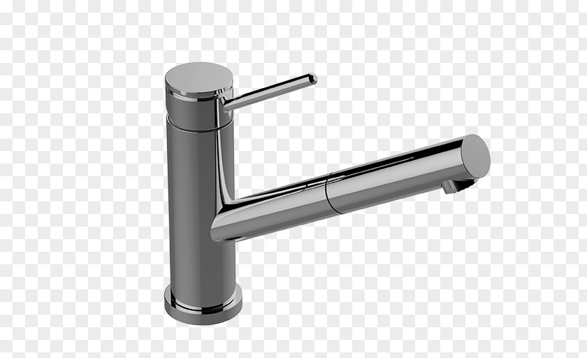 Pull Out Tap Kitchen Brushed Metal Sink Plumbing PNG