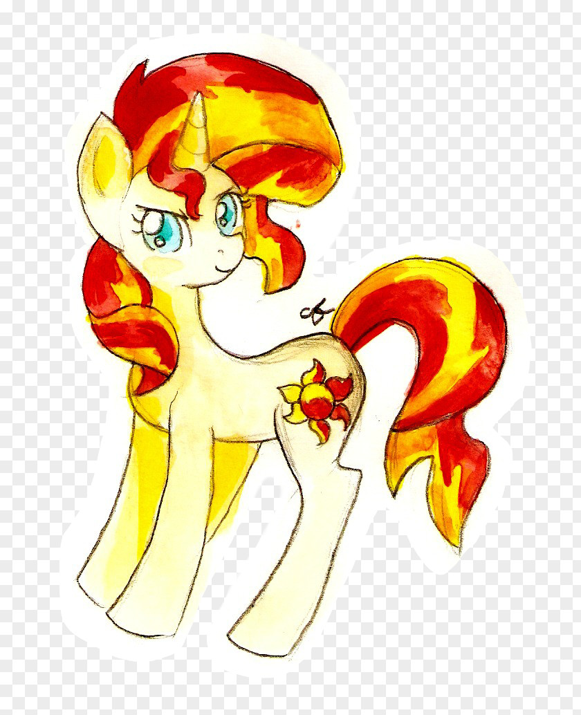 Sunset Watercolor Shimmer Rarity Art Drawing PNG