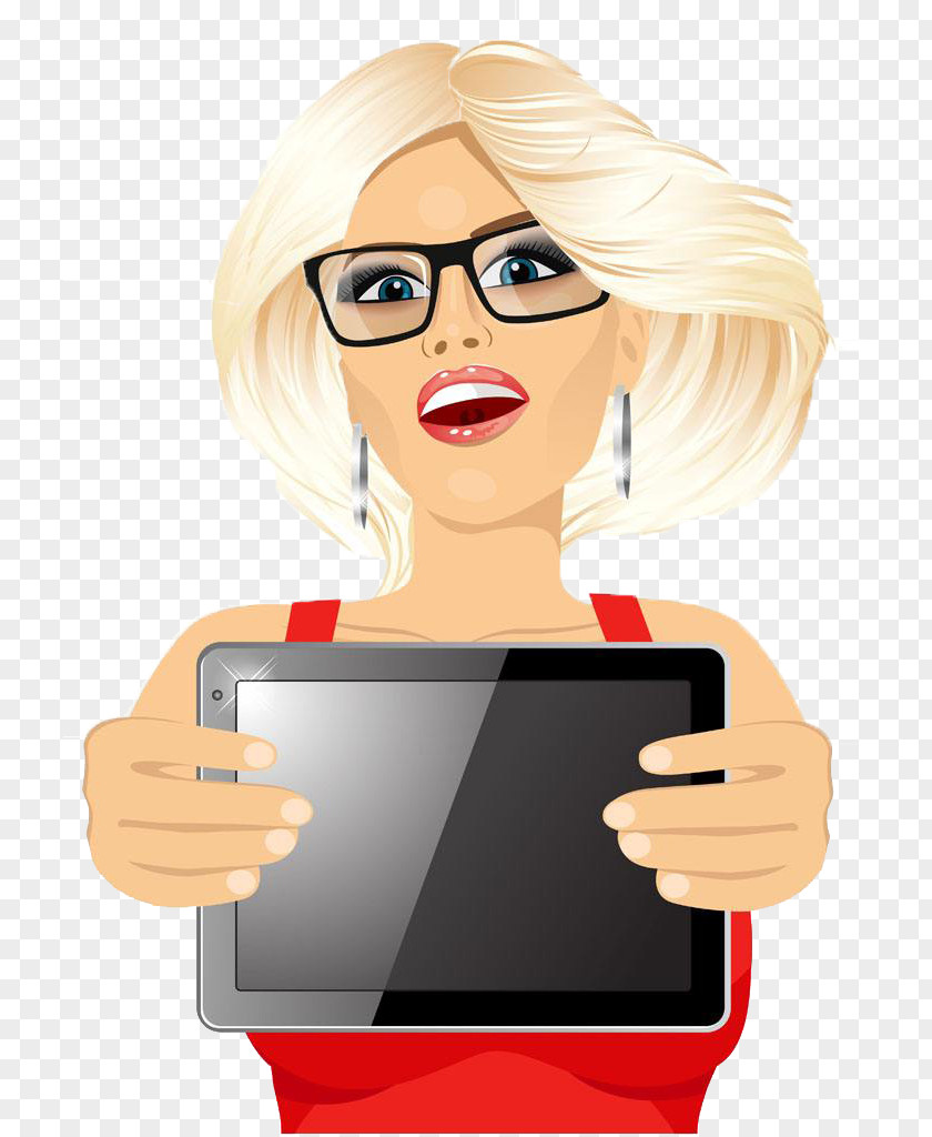 The Beauty Of Laptop Photography Tablet Computer Cartoon Illustration PNG