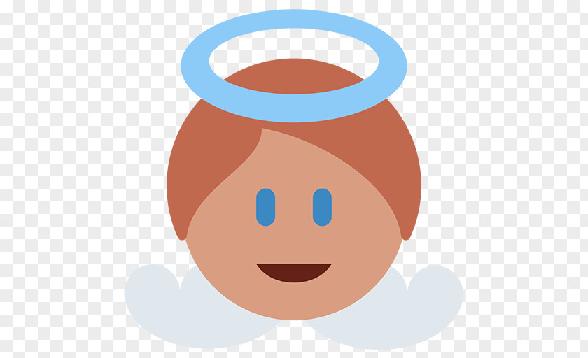 Angel Baby Emoji Infant Smile Symbol PNG