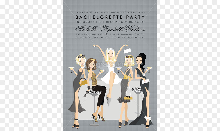 Bachelor Gown Wedding Invitation Bachelorette Party Bridal Shower Bar PNG