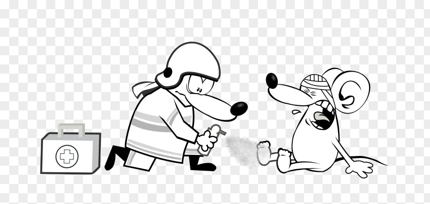 First Aid Cartoon Supplies Clip Art Mammal Product Design Illustration PNG
