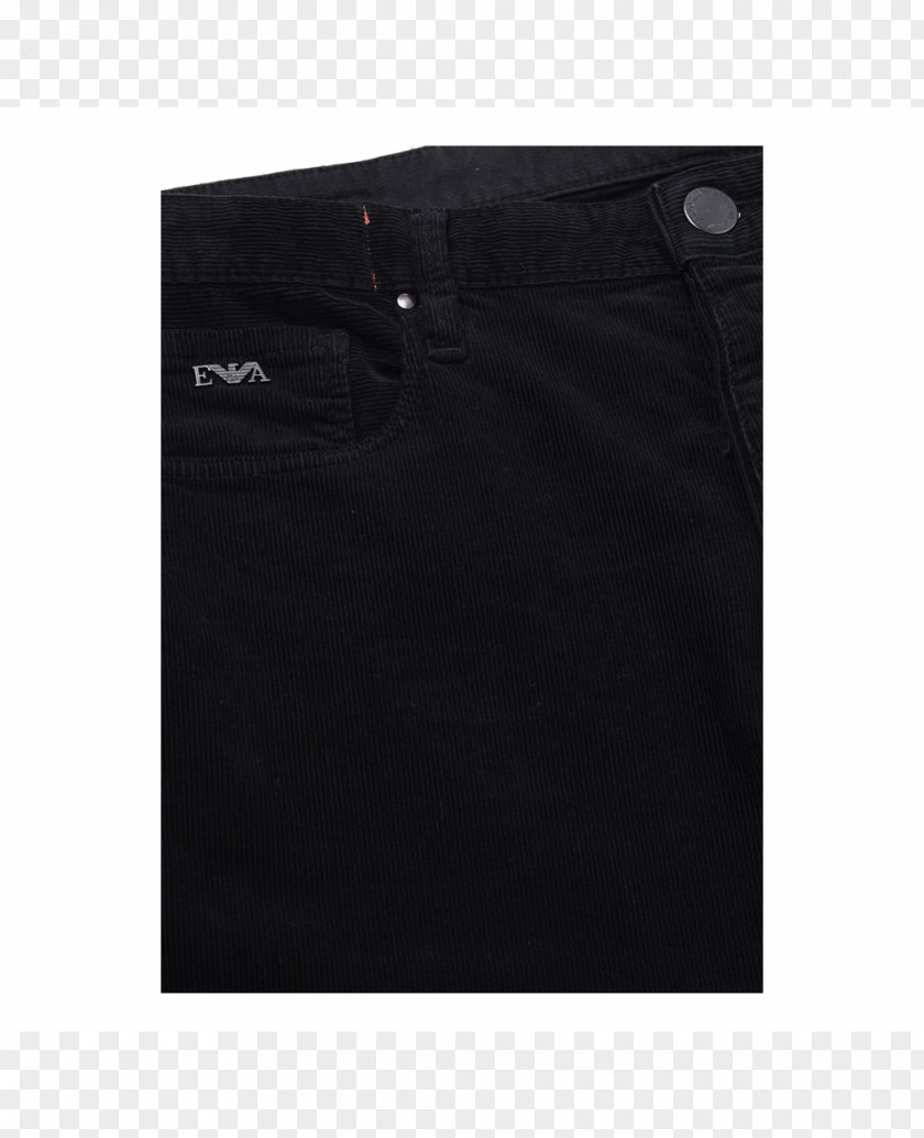 Jeans Sleeve Brand Black M PNG