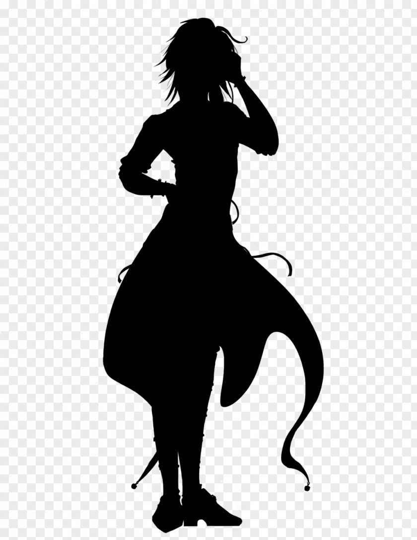 Silhouette Yohioloid Clip Art Image PNG