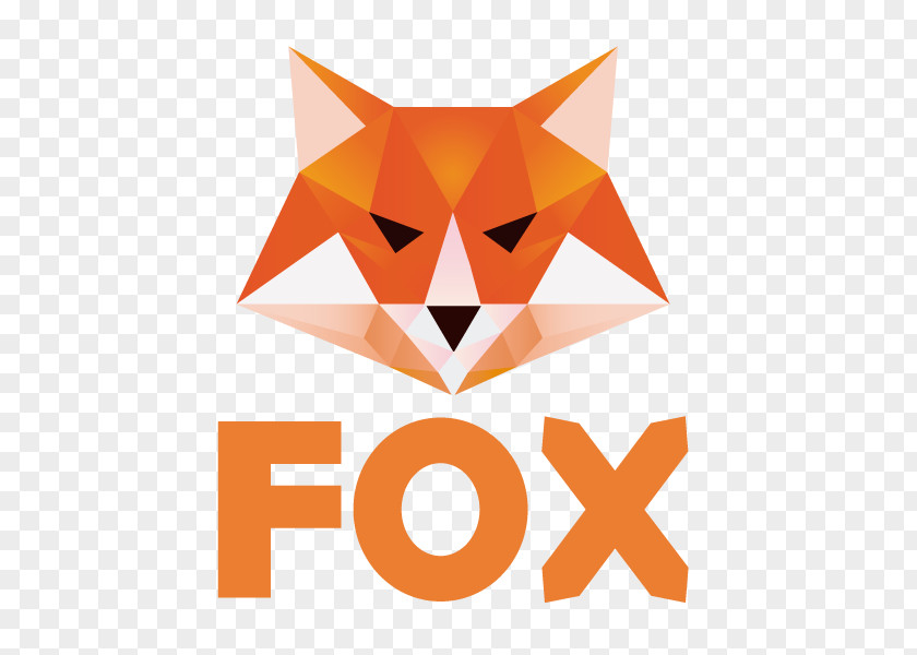 Fox. Vector Logo Banner Business Service PNG