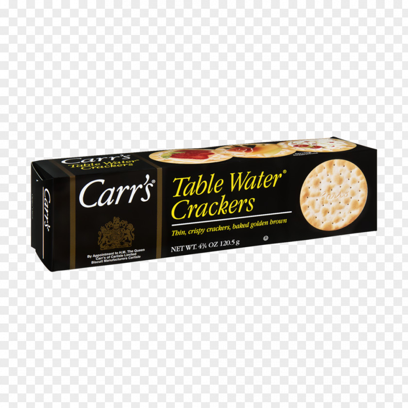 WATER TABLE Carr's Water Biscuit Cracker Spread PNG
