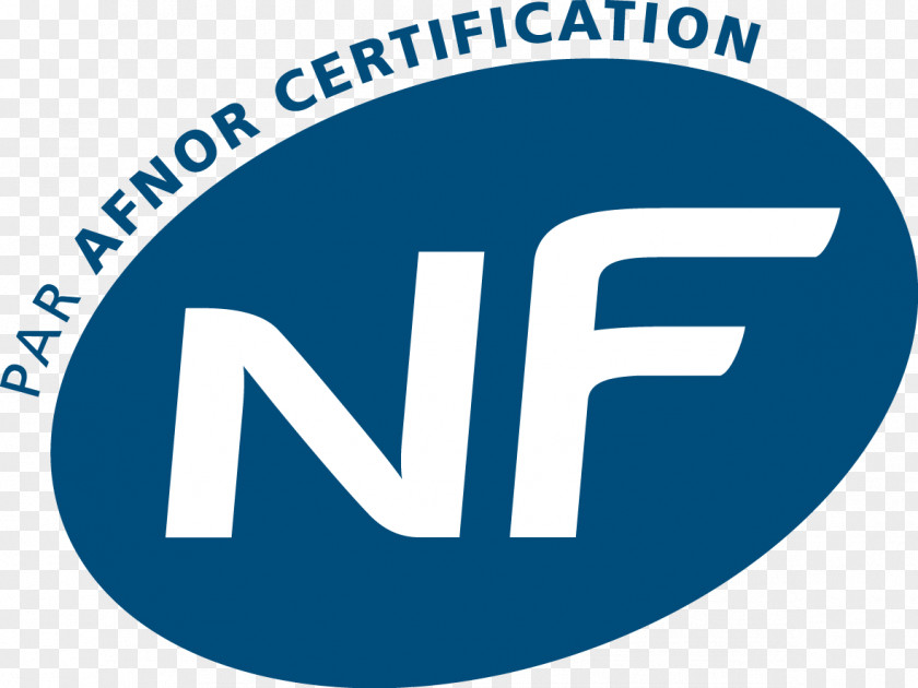 Attaching Logo Norme Française Marque NF AFNOR Certification Standard PNG