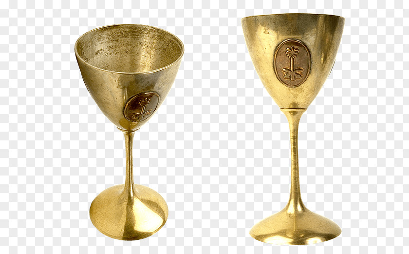 Gold Plating Wine Glass Electroplating PNG