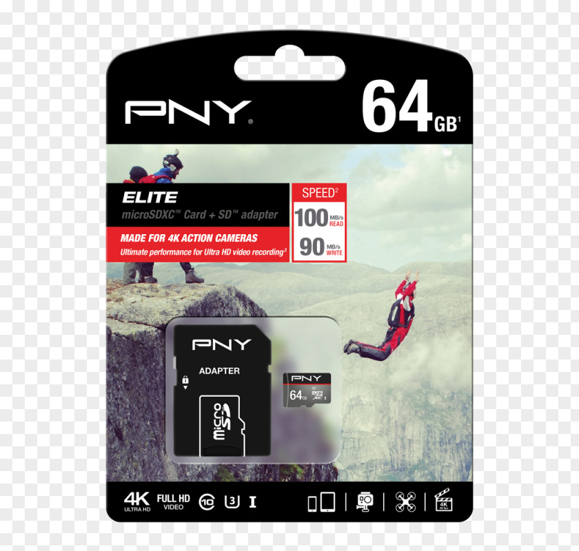 Flash Memory Cards MicroSD Secure Digital PNY Technologies USB Drives PNG Drives, consumer card clipart PNG