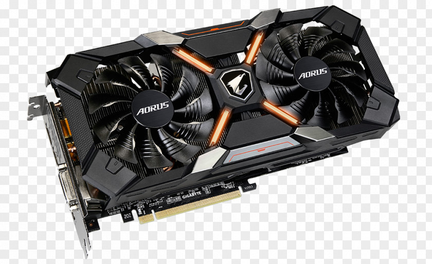 Graphics Cards & Video Adapters AMD Radeon RX 580 GDDR5 SDRAM AORUS Gigabyte Technology PNG