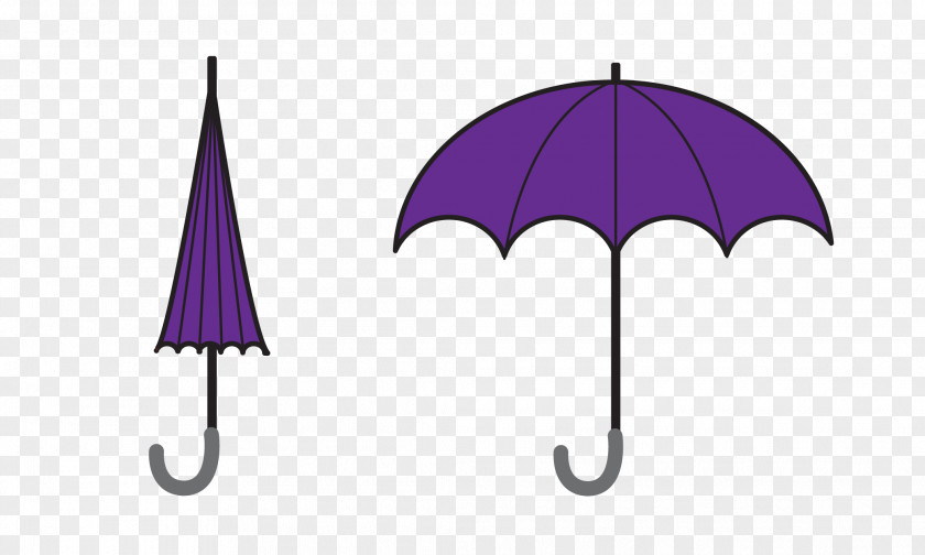 Purple Umbrella Vector Material Printed T-shirt Spreadshirt PNG