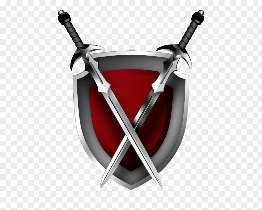 Shield Sword Clip Art Image Knight PNG