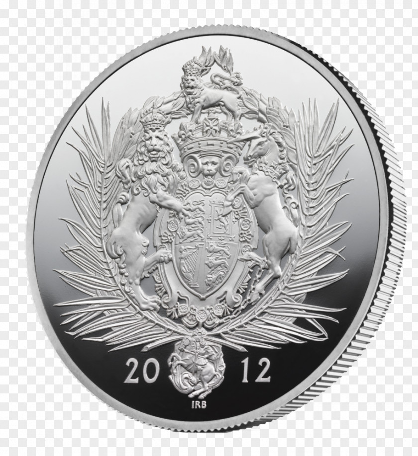 Silver Jubilee Gold Coin Royal Mint Diamond Of Queen Elizabeth II PNG