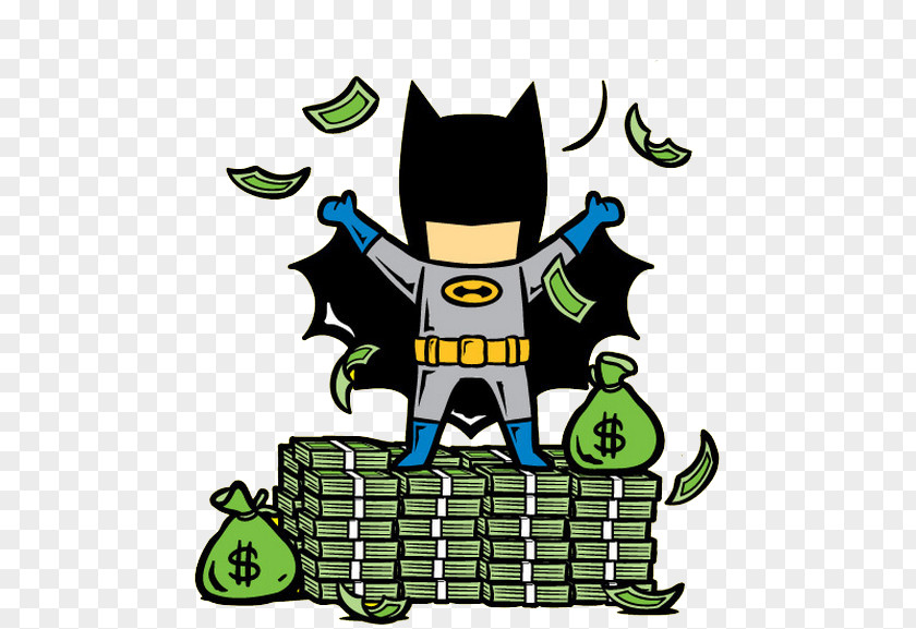 Batman Cartoon Robin Joker Clark Kent Wallpaper PNG