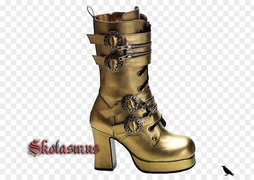 Boot Knee-high Steampunk High-heeled Shoe PNG