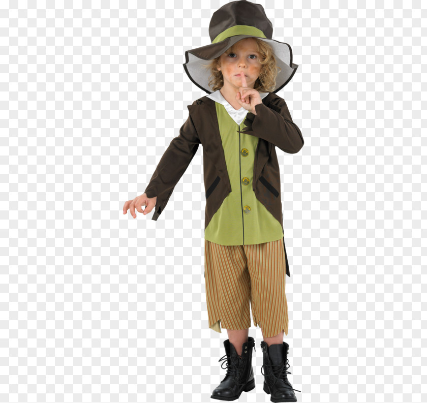 Boy Chimney Sweep Costume Party Clothing PNG
