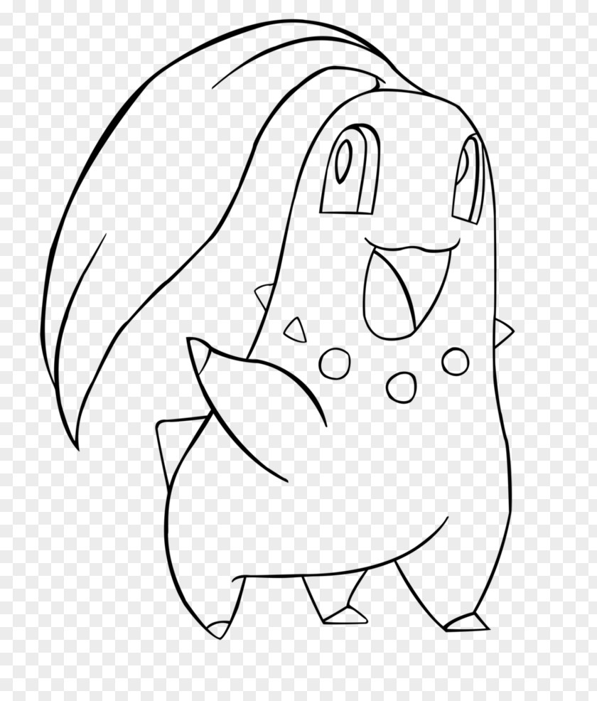 Marill Pokemon Line Art Drawing Sketch PNG