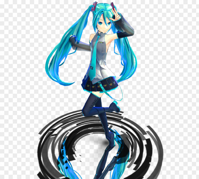 Miku Model Graphic Design Figurine Font PNG