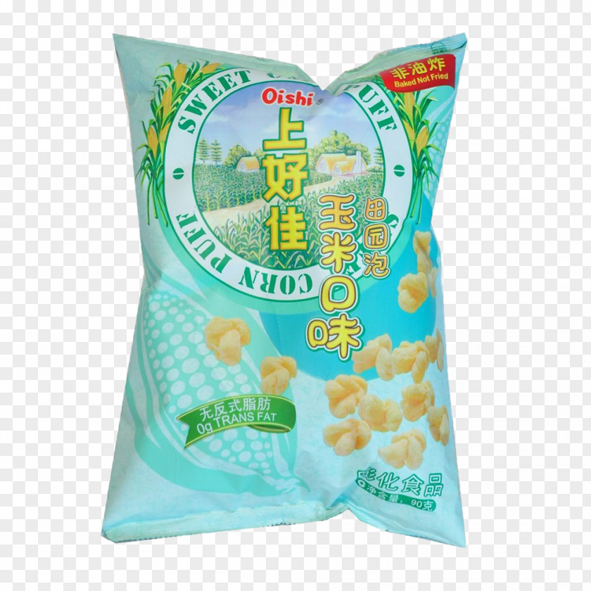 Shanghao Good Corn Taste Pasta Bubble Snacks Snack Puffed Food Download PNG