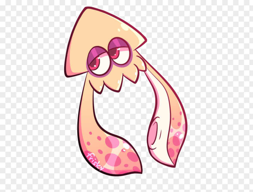 Splatoon Squid Clip Art Illustration Cartoon Character PNG