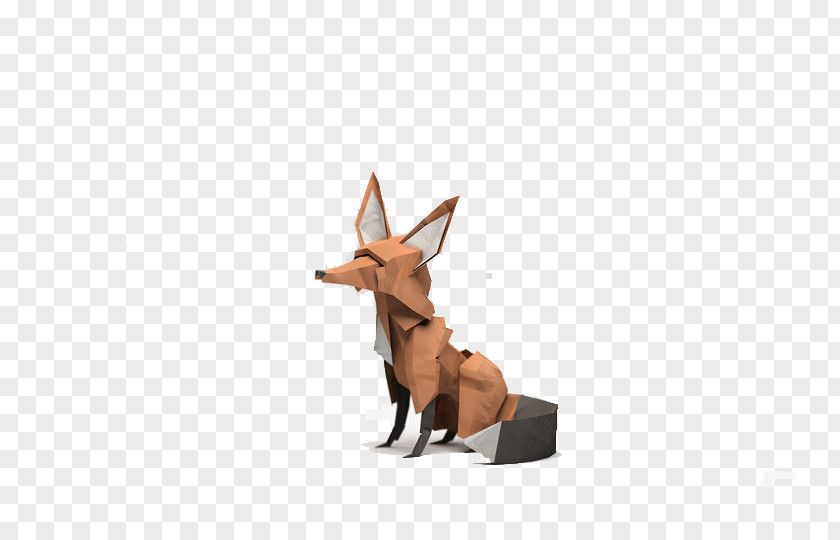 Cartoon Fox Melbourne Paper Artist Sculpture PNG