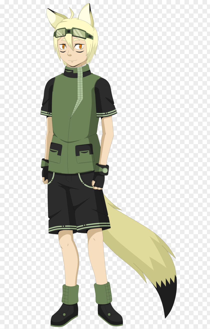 Creative Mito Costume Design Cartoon Green PNG