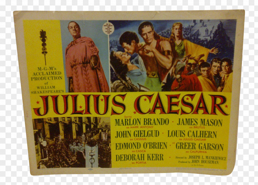 Julius Caesar 11x14 Movie Poster Art Wall Film PNG