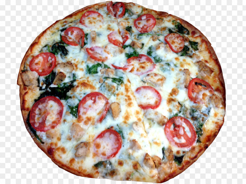 Pizza California-style Sicilian Quiche Wedgy's Delivery PNG