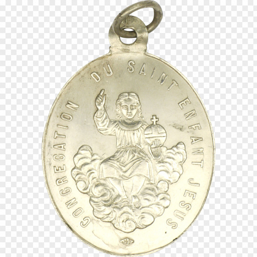 Silver Medal Prayer Card: Guardian Angel Sacred PNG