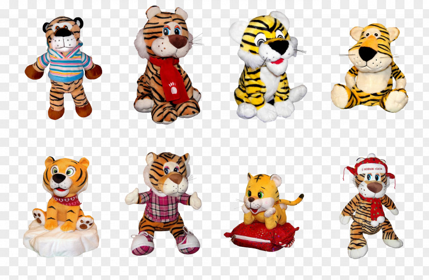 Toy Tiger Cartoon Chinese New Year PNG