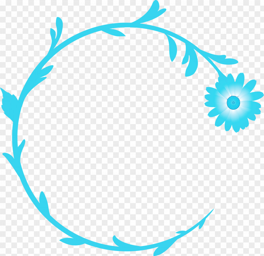 Aqua Turquoise Teal Circle PNG