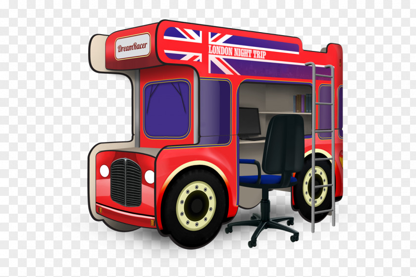 Bus Autobus De Londres Nursery Bunk Bed PNG