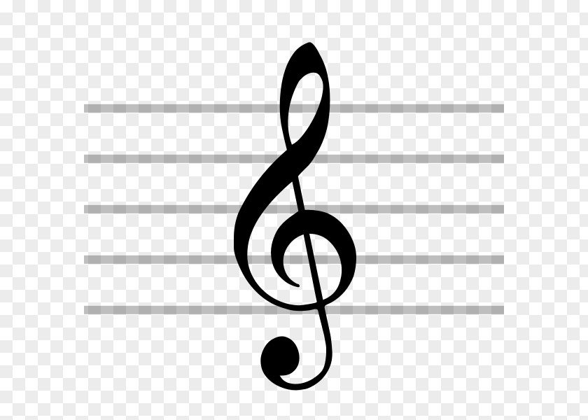 Musical Note Clef Treble Staff Notation PNG