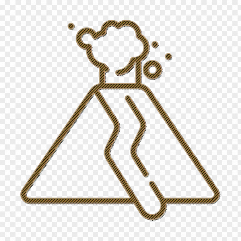 Volcano Icon Climate Change PNG