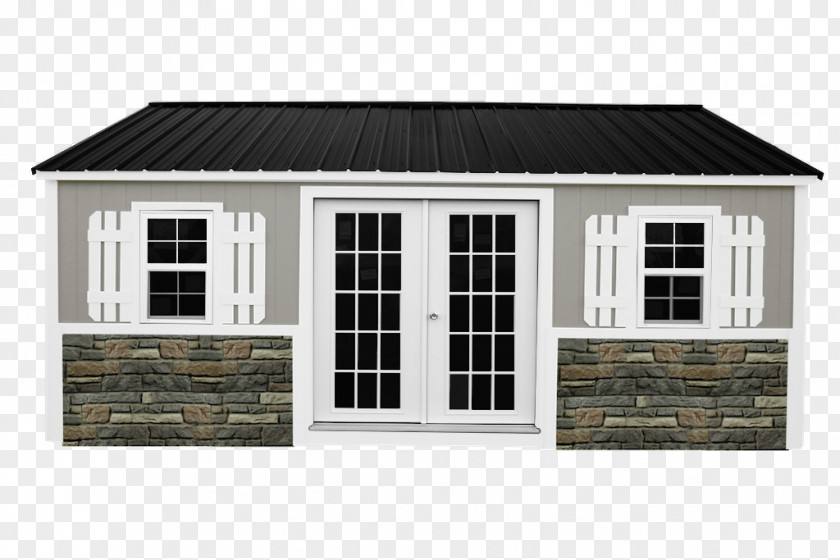 Cottage Window Shed House Building Log Cabin PNG