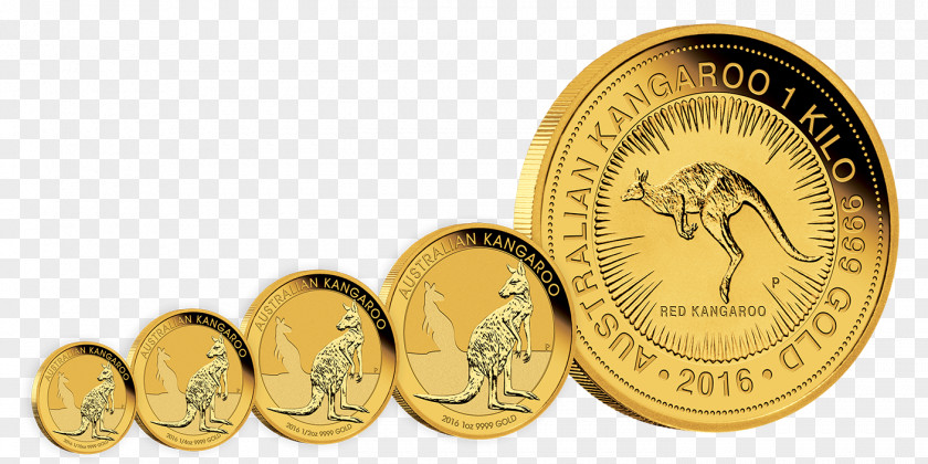 Gold Coins Perth Mint Bullion Coin Australian Nugget Kangaroo PNG