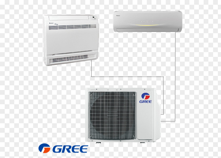 Gree Electric Air Conditioning Conditioner Variable Refrigerant Flow Sistema Split PNG