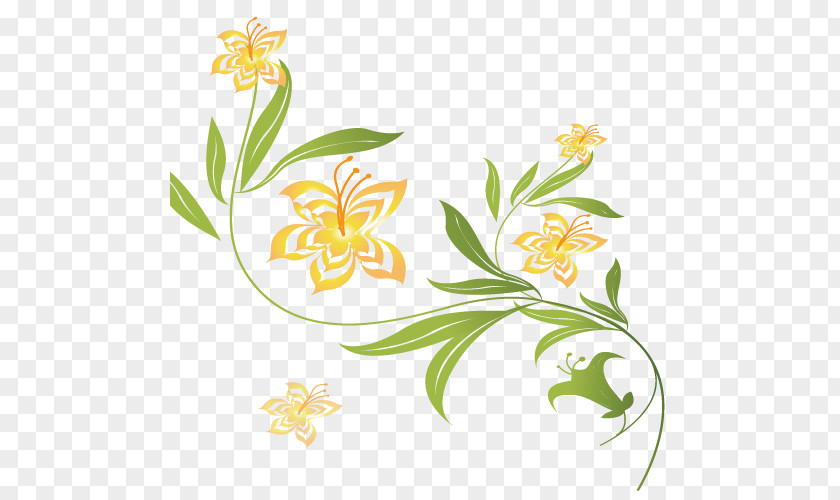 Orange Flowers Floral Design Flower Yellow Clip Art PNG