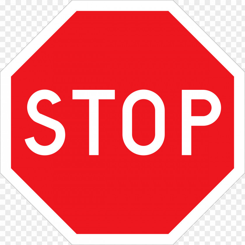 Stop Sign Traffic Clip Art PNG