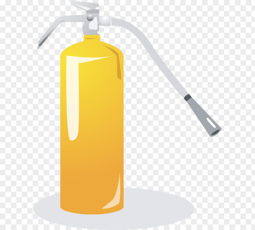 Vector Painted Fire Extinguisher Cartoon Firefighting PNG