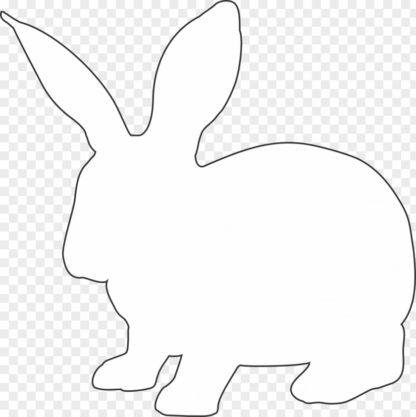 Vector Rabbit Hare Domestic Easter Bunny PNG