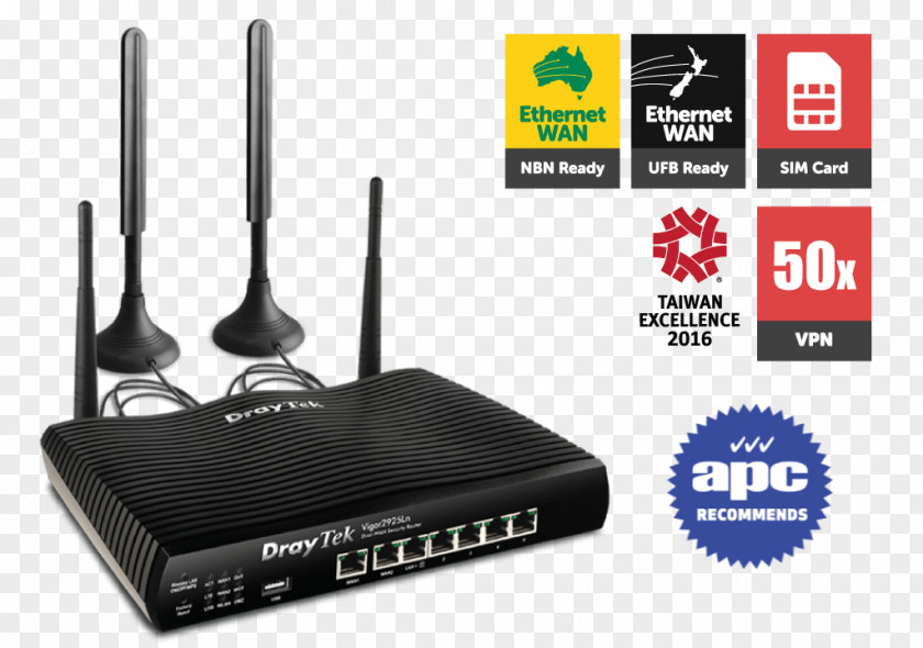 Draytek Router DrayTek Virtual Private Network Wide Area LTE PNG